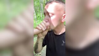 while walking in the woods i decided to suck off a hiker - 6 image