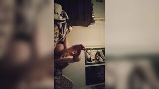 Literally tried a toilet plunger as a dildo (really felt good in my ass~) - 4 image