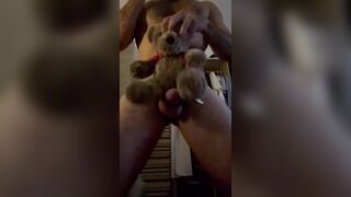 Teddy Bear helping me to cum - 5 image