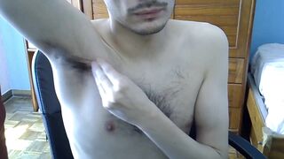 Cum on my Hairy Armpits please - 4 image
