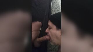 Gloryhole faggot vs straight's man mighty, big cut cock, loud manly orgasm! - 10 image