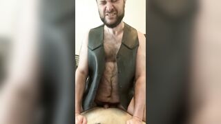 Leather Bear Humping and Cum - 10 image