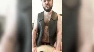 Leather Bear Humping and Cum - 9 image