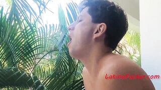 Horny Latin Twinks Fuck Eachother In Pool - 3 image