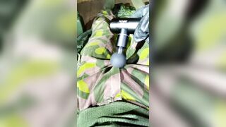 Cumming in Finnish army underwear - 2 image