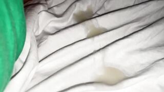 Cumshot explosion on a starry night with an overflowing load from a massive cock masturbation - 9 image