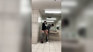 Twinks in the Mall Bathroom - 10 image