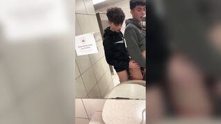Twinks in the Mall Bathroom - 9 image