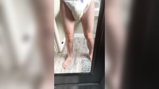 Twink Wetting His Diaper - 7 image