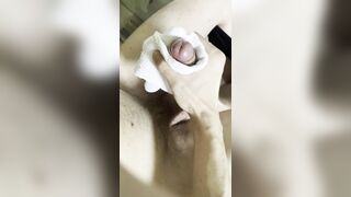 Jerking off with a dirty sock! - 5 image