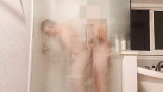 Slut takes it in the shower from an unnamed Grindr hookup - 4 image