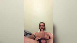 Mathotfrench cums on his chest and his beard - 3 image