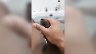 Big load while bathing - 8 image