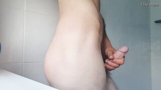 I got caught masturbating in the bath after watching porn, he was not happy with me. Sexy amature twink - 5 image