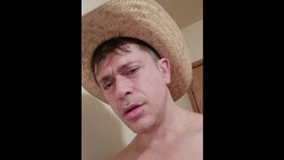Cowboy's Sweaty Cum Show! - 1 image