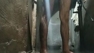 Pakistani desi shower time enjoy handjob big cock pissing bathroom desi viallge - 9 image