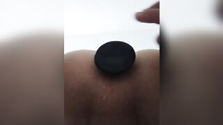 fucking my tight asshole with butt plug. Part 1 - 8 image