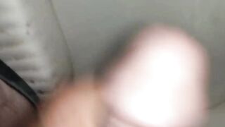Pakistani guy in bathroom pissing stylish enjoy big cock handjob - 8 image