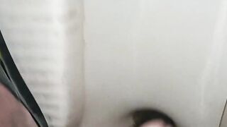Pakistani guy in bathroom pissing stylish enjoy big cock handjob - 9 image
