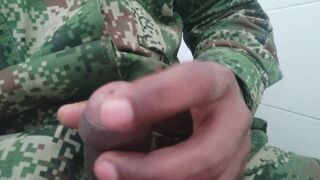 I jerked off in my military uniform - 1 image