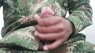 I jerked off in my military uniform - 7 image