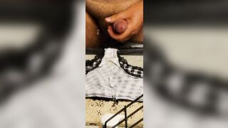 Another day, another cumshot on dirty panty - 7 image