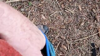 Wanking my cock in the woods - 3 image