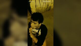 blowjob and fucking in the street (@azulitierno) - 2 image
