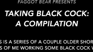 Faggot Bear and Black Cock Compilation - 2 image