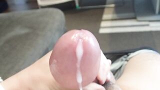 Mushroom cock's precum and cumshot to your face - 10 image