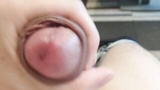 Mushroom cock's precum and cumshot to your face - 5 image