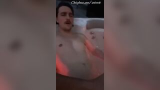 Blowing loads in the hot tub - 3 image