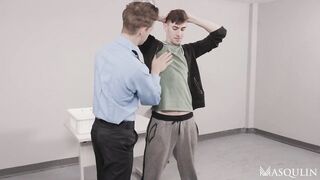 Airport Security Michael DelRay take Jack hunter for a private examination - 5 image