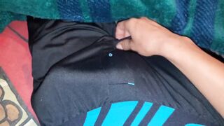 Rubbing my dick hard under boxers - 3 image