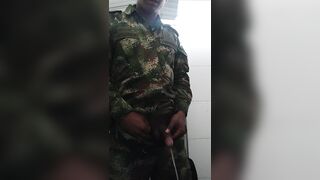 I urinate and then masturbate in my military uniform - 2 image
