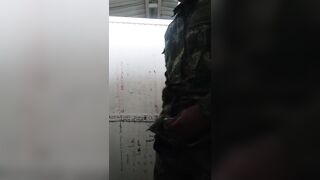I urinate and then masturbate in my military uniform - 3 image