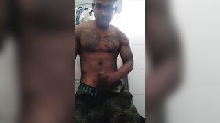 I urinate and then masturbate in my military uniform - 6 image