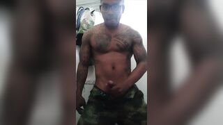 I urinate and then masturbate in my military uniform - 8 image
