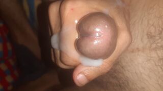 He takes a shower and takes the milk out of his hot dick in the shower - 1 image