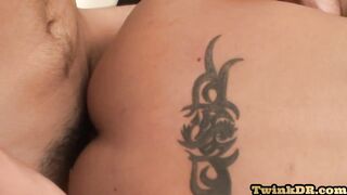 Slim Asians breeding with medic in trio after blowjob - 10 image