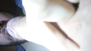 Close up orgasm in my mouth with a little cumplay and swallowing goodly ;-) - 4 image