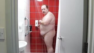 Daddy Bear Showering In Hotel - 3 image