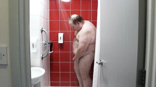 Daddy Bear Showering In Hotel - 6 image