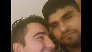 Straight Acting Athletic Dominant Black Alpha Top Interracial Soft Core Kissing Submissive Whiteman - 1 image