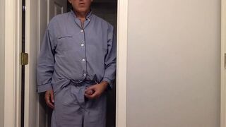 Rick stripping and stroking - 1 image