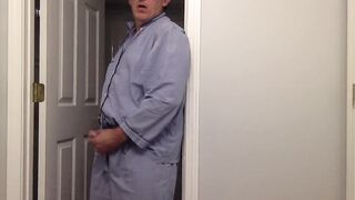 Rick stripping and stroking - 3 image