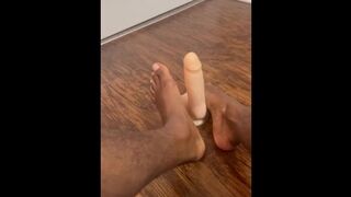 Jerkin white cock with feet - 1 image