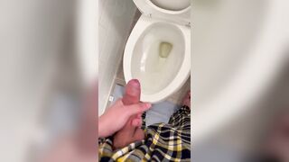 WATCH ME PISSING IN THE TOILET - 2 image