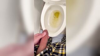 WATCH ME PISSING IN THE TOILET - 9 image