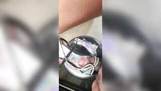 found shiny heels in rear floorboard